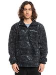 Quiksilver Clean Coasts - Half Zip Fleece - Men - S - Black