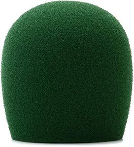 Shure A58WS-GRN Foam Windscreen for All Shure Ball Type Microphones, Green