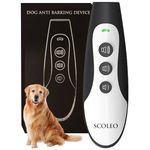 SCOLEO Ultrasonic Dog Barking Control Device for Home – Advanced Dog Ultrasonic Anti Barking Device – Effective Dog Training Tools with 3 Sound Levels - Variable Ultrasonic Frequency Technology