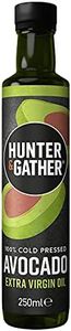 Hunter & Gather Extra Virgin Avocado Oil - 250ml | Cold Pressed, Unrefined and Bottled in UK | 100% Natural Avocado Cooking Oil | Versatile for Cooking, Drizzling and Dipping I Seed Oil Free