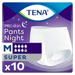 Tena Pants Night Super - Medium - Pack of 10