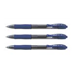 Pilot G2 10 Broad Tip 1 mm Blue Roller GEL INK PENS PACK OF 3