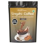 Way Of Pleasure Lingzhi Instant Coffee Caffeine free Made With Ganoderma (Reishi) Mushroom Extract For better Immune System For Men & Women 45G