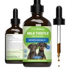 Pet Wellbeing Milk Thistle for Dogs - Supports Liver Health, Healthy Detoxification, Antioxidant Support, Liver Cell Support, Silymarins - Veterinarian-Formulated Herbal Supplement - 4 oz (118 ml)