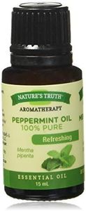 Nature's Truth Essential Oil - 100% Pure Peppermint Oil | Pure & Plant-Based | Massage Oil, Aromatherapy or For Bath/Shower |15 ml