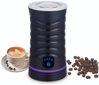 4 in 1 Electric Milk Frother and Steamer, Warm and Cold Foam Maker, Hot Chocolate Maker, Milk Warmer, 430ML Coffee Frother for Coffee, Latte, Cappuccino, Matcha