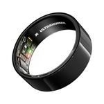 ULTRAHUMAN Ring AIR - Aster Black - Size 12 - Smart Ring | No Monthly Subscription | Size First with Sizing Kit | Sleep Tracking Wearable - Heart Rate - Fitness Tracker