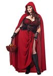 California Costumes 1719 Dark Red Riding Hood Adult-Sized Costume, 3XL