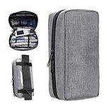 Portable Insulin Travel Case - Medication Diabetic Supplies Organizer Medical Bag by YOUSHARES (Grey)