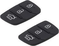 LYSAMG 2Pcs 3 Buttons Key Fob Keyless Entry Remote Shell Case Pad Replacement for Hyundai Hyundai i10 i20 i30 ix35 ix4