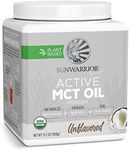 MCT Oil Powder Supplement Medium-chain Triglycerides Pure Coconut Oil Keto USDA Organic Sugar Free Soy Free Gluten Free Dairy Free Non-GMO | Unflavored 40 Servings | Sunwarrior Active MCT Oil Powder