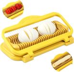 Banana Slicer Egg Slicer for Hard Boiled Eggs, Stainless Steel & Aluminium Wires Strawberry slicer Multipurpose Heavy Duty Dishwasher Safe Banana Cutter slicer