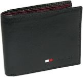 Tommy Hilfiger Men's Stockon Coin Wallet, Black, One Size