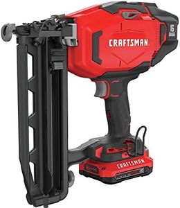 CRAFTSMAN V20 Cordless Finish Nailer Kit, Nail Gun, 16GA, 2-1/2 Nails, Battery and Charger Included (CMCN616C1)