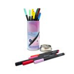 Faber-Castell Grip Fine Pen 0.4Mm 15 Color In A Round Tin, Brilliant colours,Washes out of most fabrics,Suitable for right- and left-handers