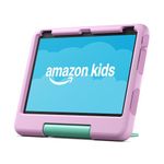 Amazon Fire HD 10 Kids tablet (newest gen) | ages 3–7, 10.1" brilliant screen, parental controls, 2-year worry-free guarantee, 2023 release, 32 GB, Pink