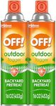 OFF! Outdoor Insect & Mosquito Repellent Fogger, Backyard Pretreat, Kills & Repels Insects in an up to 900 sq, ft, area, 16 oz (Pack of 2)