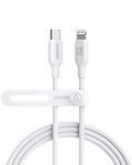 Anker USB-C to Lightning Cable, 541 Cable (Aurora White, 6ft), MFi Certified, Bio-Based Fast Charging for iPhone 14 14pro Max 13 Pro 12 11 X XS XR 8 Plus (Charger Not Included)