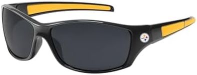 FOCO Pittsburgh Steelers NFL Athletic Wrap Sunglasses