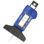 Tire Tread Depth Gauge, with Large LCD Screen of 0-1 Inch mm/inch Conversion, for Cars Trucks and SUV, Blue