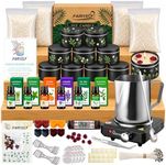 FAIRYELF Candle Making Kit for Adults, Soy Wax & Wax Melter, DIY Candle Kit