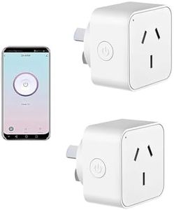 Jinvoo Matter Smart Plug, Smart Socket, Alexa Plug, Compatible with Apple Home, Alexa, Google, 2 Packs