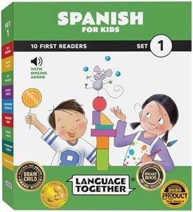 Spanish for Kids: 10 First Reader Books with Online Audio and English (Beginning to Learn Spanish) Set 1 by Language Together