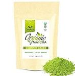 Saikou Matcha Green Tea Powder 100g Classic Culinary Grade USDA Organic Certified Green Colouring Food for Lattes Smoothies Baking Vegan Gluten-Free