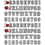 74+4 Pack Letter Decoration Charms 0-9# Number, Alphabet ABC-Z Characters, DIY for Boy Girl Teens Men Women and Adults