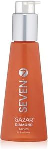 SEVEN Gazar Diamond Hair Serum for Frizzy and Damaged Hair Care, Anti Frizz, Smoothing, Shine Booster with Coconut & Macadamia Oil, Adds Heat Protection, Made in USA, 3.2oz