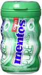 Mentos Pure Fresh - Spearmint Flavour - Pack of 6 bottles (300 pieces) - Sugar-free Gum