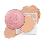SUGAR Cosmetics Mettle Cream To Powder Foundation | Full Coverage & Matte | 12gm - 15 Cappuccino (Light, Cool Undertone)