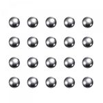 sourcing map 200pcs 9.5mm Carbon Steel Bearing Balls Precision Polished