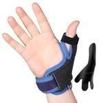 VELPEAU Thumb Stabilizer Wrist Brace Spica Splint for De Quervain's Tenosynovitis, Carpal Tunnel Pain, Thumb Support for Tendonitis, Arthritis & Fracture Support Cast, Fits Left & Right Hands, Large