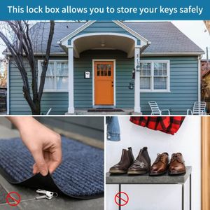 Mitoymia Wall Mount Key Safe – Gray Secure Lock Box