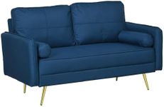 HOMCOM 56" Loveseat Sofa for Bedroo