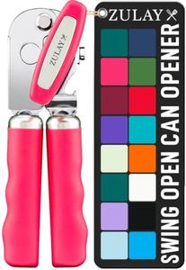 Zulay Kitchen Stainless Steel Swing Open Manual Can Opener Comfortable Grip