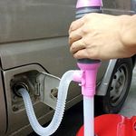 PortibleFuel Transfer Pump Kit | Car Hand Siphon Oil Fuel Water and Oil Transfer Pump for Home | Emergency Use Hand Pump | Petrol Fuel Liquid Transfer Tool (Pack Of 1).