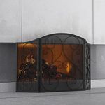 Fire Beauty Fireplace Screen 3 Pane