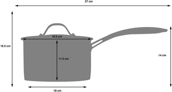 ProCook 4-Piece Stainless Steel Saucepan Set – Durable Cookware