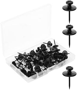 Mr. Pen- Double Headed Picture Hanging Nails, 50 Pack, Black, Picture Nails, Tacks for Wall Hangings, Wall Pins for Hanging, Wall Nails for Hanging, Thumb Tacks for Wall Hanging, Picture Hangers