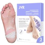 Foot Peel Mask - 3 Pairs - Exfoliating Peeling Callus, Cracked Heels & Dead, Dry Skin, for Smoother and Softer Feet (Lavender)