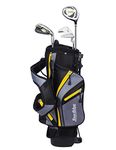 Tour Edge HL-J Junior Complete Golf Set with Bag (Right Hand, Graphite, 1 Putter, 1 Iron, 1 Wood 3-6 YRS) Yellow