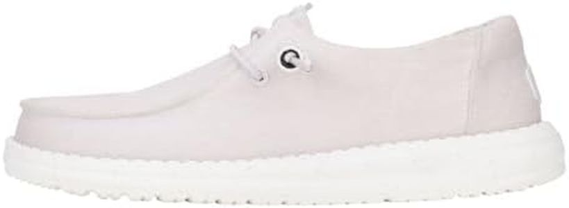 HEYDUDE Wendy Stretch Canvas Slip On Shoes, Lavender Size 5