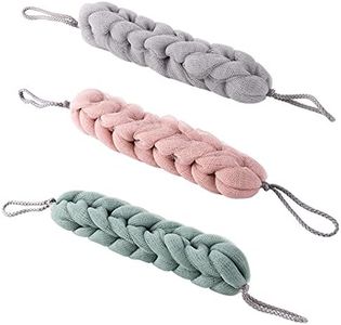 Esponja de Baño Loofah Esponja Exfoliante Malla Esponjas de Baño Suaves,Malla Esponja Correa,La Bola de Ducha Suave,Adecuado para Mujeres y Hombres,para Exfoliar,Limpiar y Calmar La Piel 3 Piezas