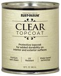 Rust-Oleum 253613 Metallic Accents Paint, Quart, Satin Clear