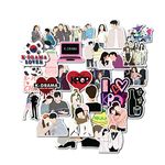 30 PCs Korean Drama Scrapbook Stickers for journals A4 Size Multicolored