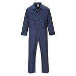 Portwest C813 Men's Liverpool Lightweight Safety Coverall Boiler Suit Overalls Navy, Large