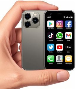 Becindy Mini Smartphone XS15,3G 3.0 Inch HD 2GB+16GB Android 8.1 1000mAh Dual Sim Quad Core Mini Phone Child Gift Small Phone Student Pocket Cellphone(Light Gold)