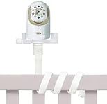 GUCHO Baby Monitor Mount for Crib, Universal Baby Monitor Holder Compatible for Infant Optics, Crib Camera Mount Stand with Clip